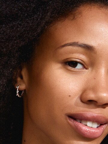 Boucles d'oreilles 'Hermione' Pilgrim en argent : devant