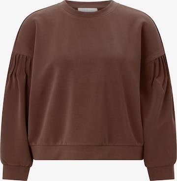 Felpa di Rich & Royal in marrone: frontale