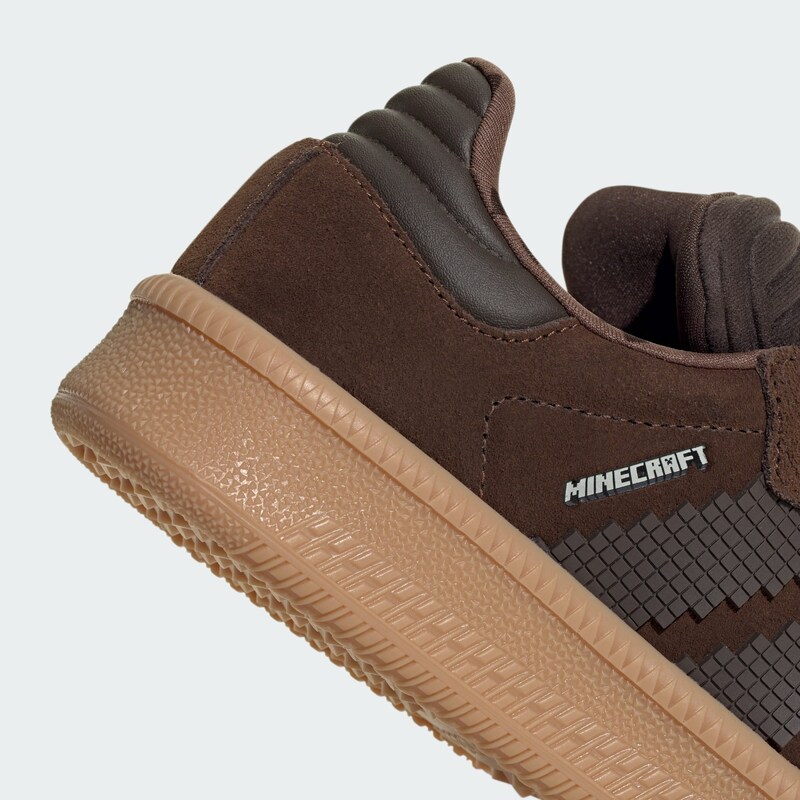 ADIDAS ORIGINALS Sneakers 'Samba X Minecraft' in Brown, Dark Brown ...