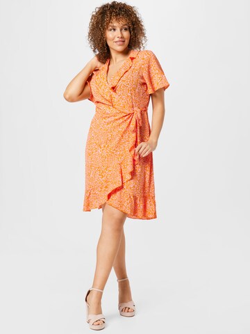 Vero Moda Curve Kleid in Orange: predná strana
