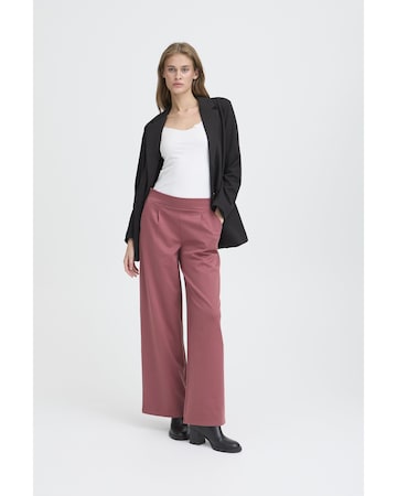 ICHI Wide Leg Hose in Pink