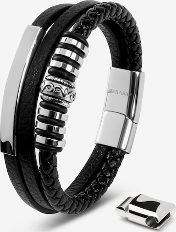 SERASAR Bracelet 'Shine' in Silver: front