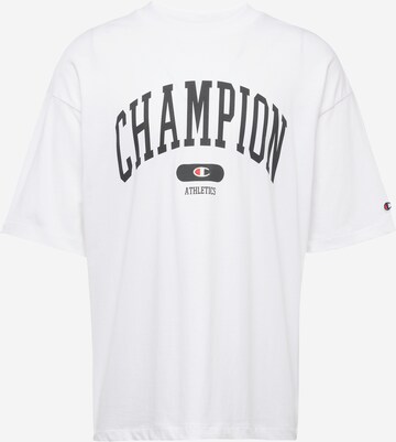 T-Shirt Champion Authentic Athletic Apparel en blanc : devant