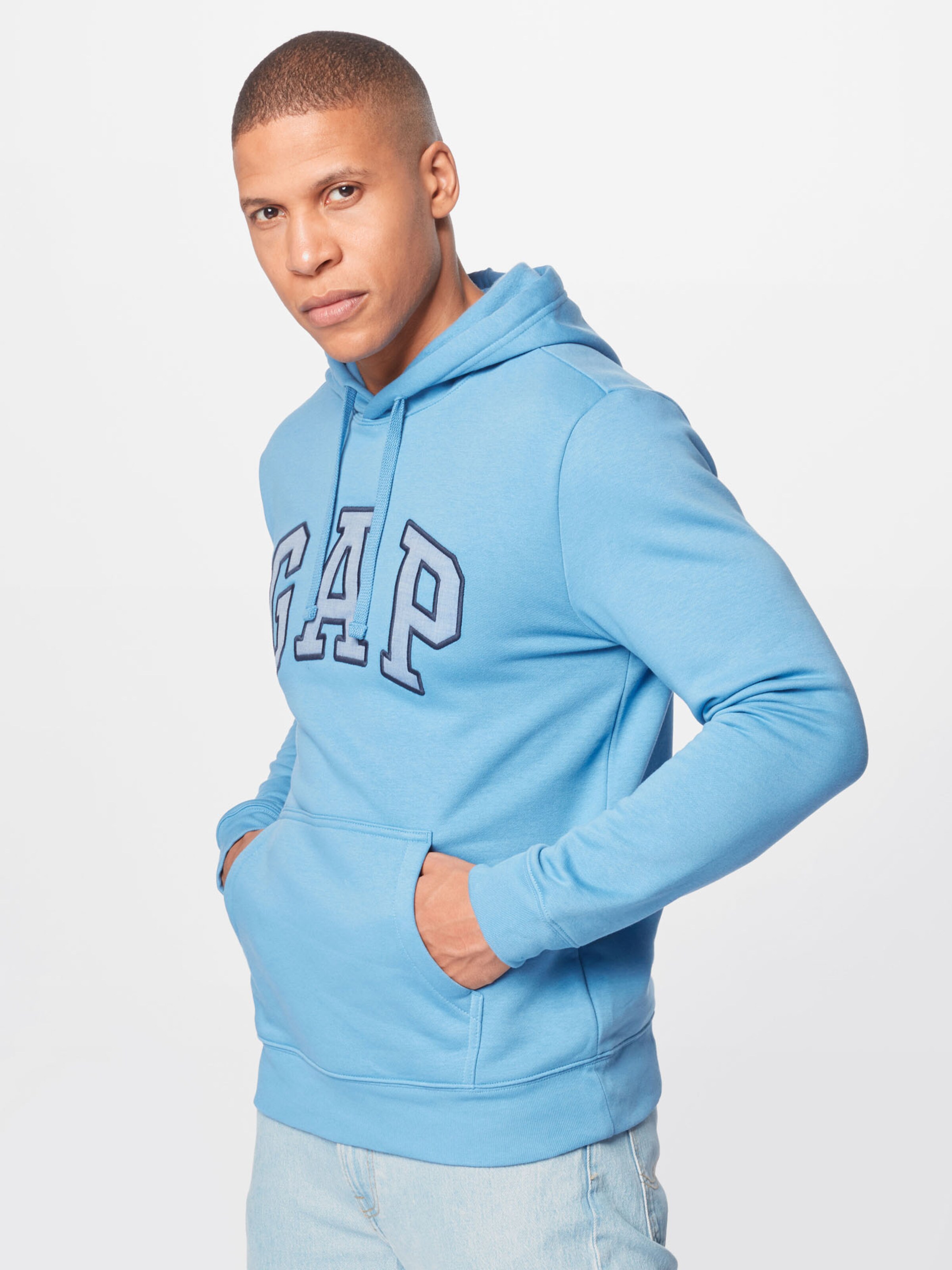 Männer Sweat GAP Sweatshirt in Navy, Rauchblau, Hellblau - PE43101 Männer Sweat GAP Sweatshirt in Navy, Rauchblau, Hellblau - PE43101