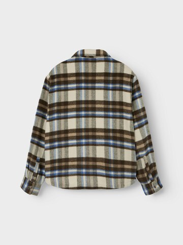 NAME IT Regular fit Button up shirt 'NKMOWE' in Beige