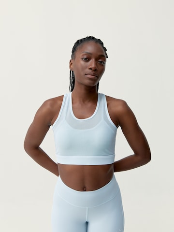 Born Living Yoga Sporttop 'Daya' in Blauw: voorkant