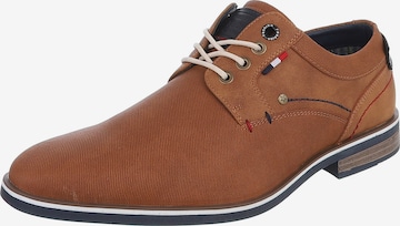 CoolWalk Lace-Up Shoes in Brown: front