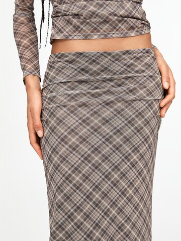 Pull&Bear Rok in Grijs