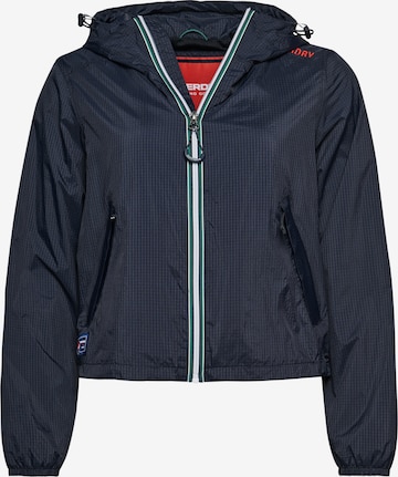 Superdry Tussenjas in Blauw: voorkant