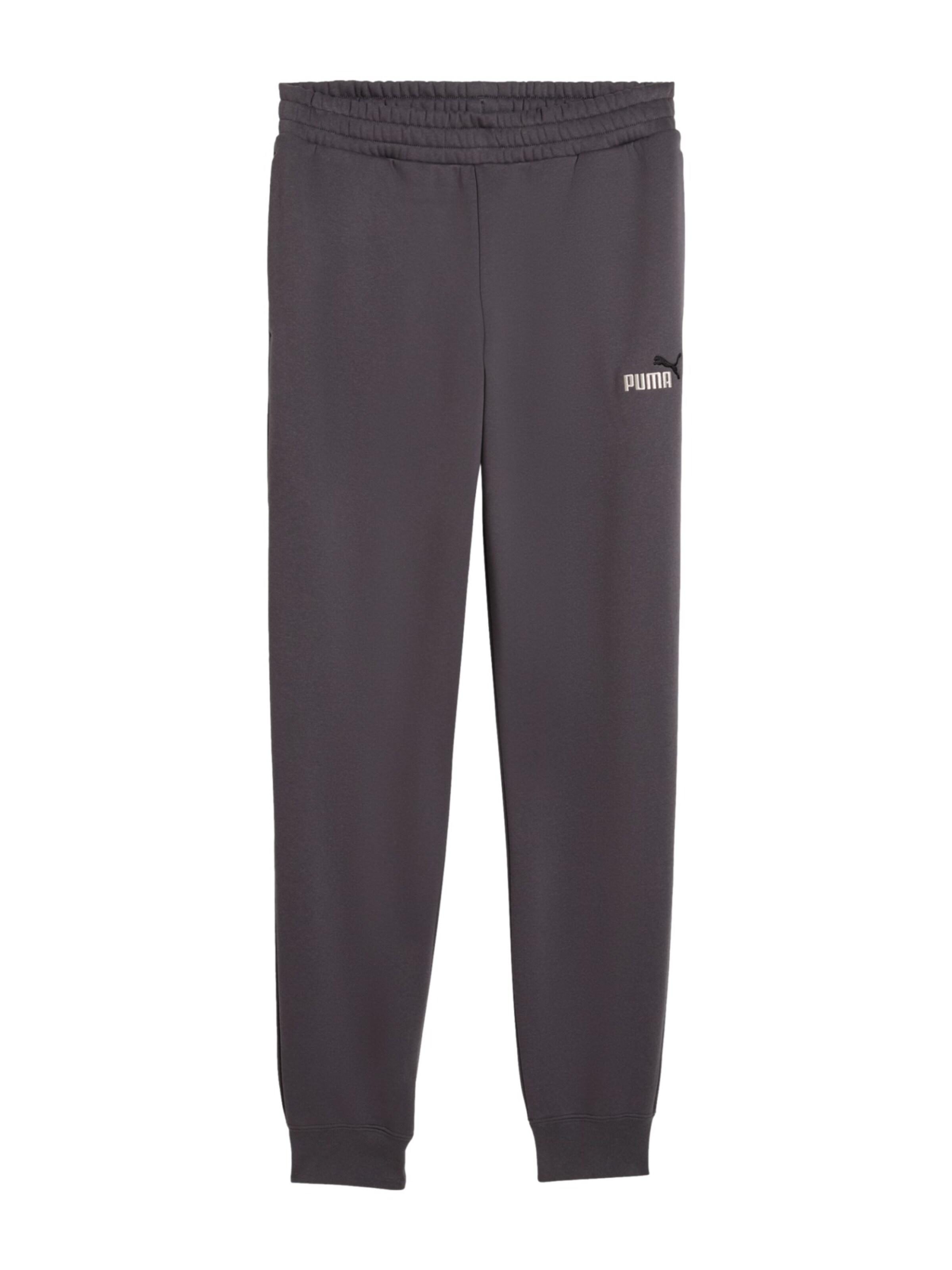 PUMA Broek in 34 in de kleur Grijs / Zwart / Wit, Productweergave