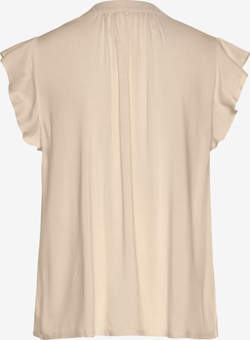 LASCANA Blouse in Beige