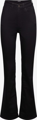 ESPRIT Bootcut Jeans in Zwart: voorkant