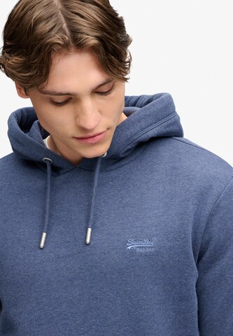 Superdry & Co Mikina 'ESSENTIAL' – modrá