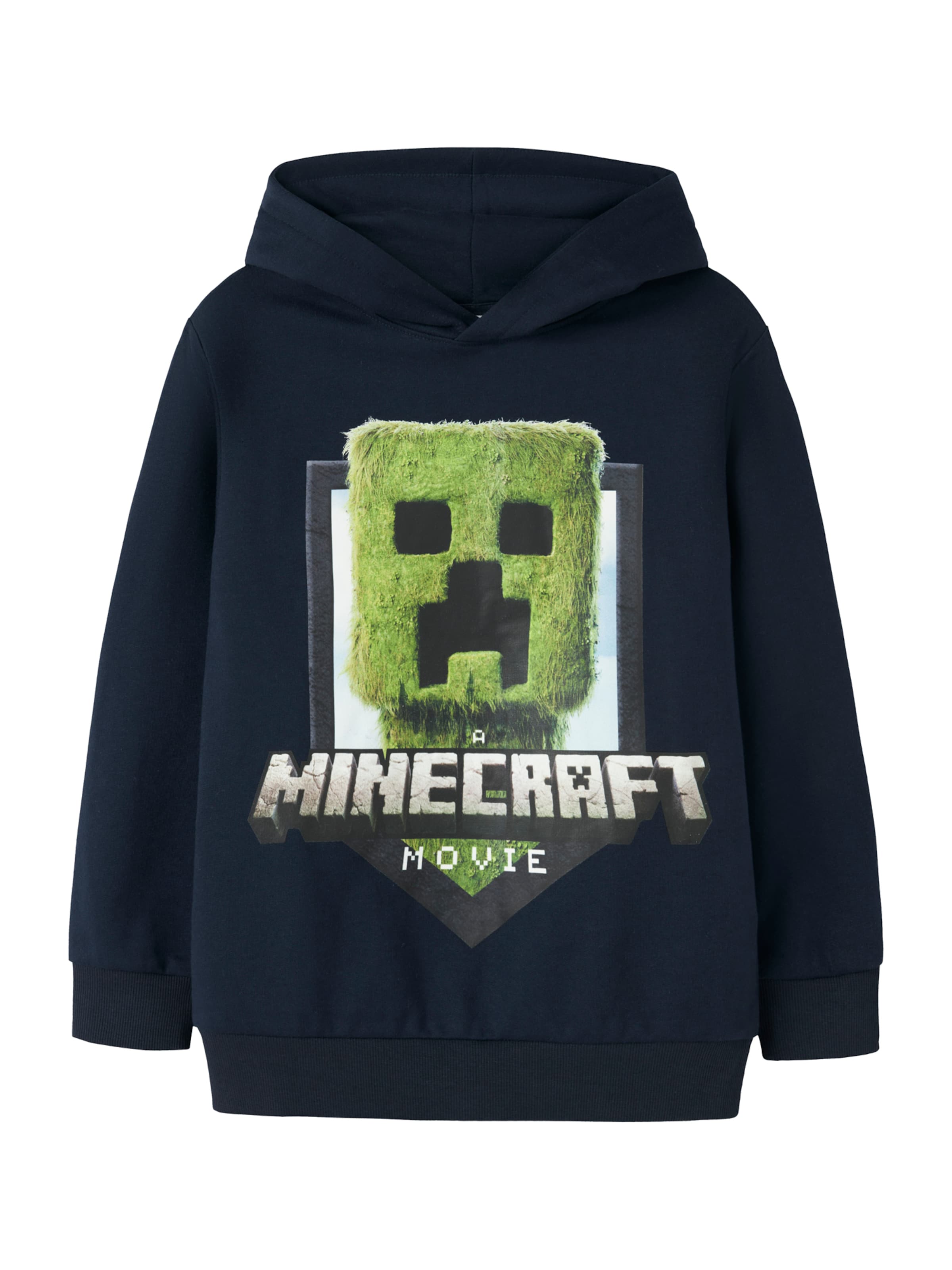 NAME IT Sweatshirt 'NKMOL MINECRAFT' in Blau: Vorderseite
