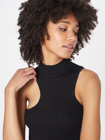 Cotton On Knitted top 'FOXY' in Black