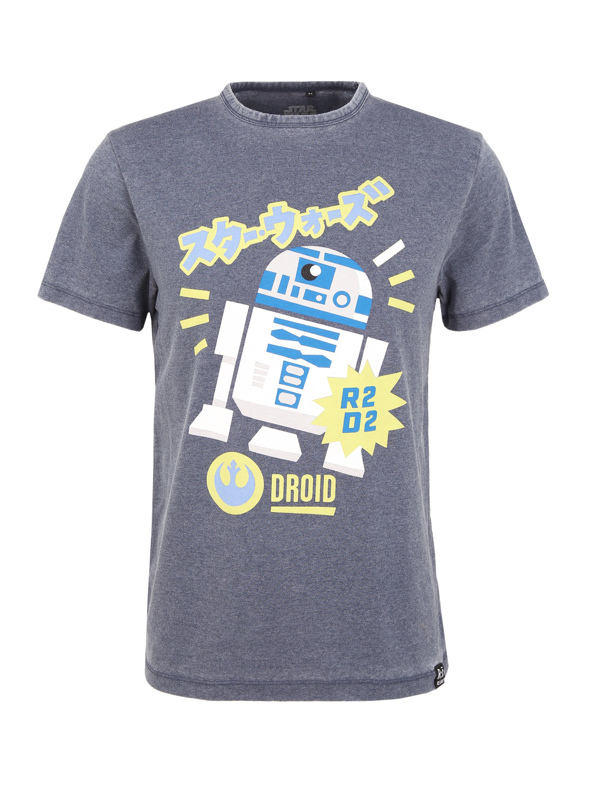 Recovered Shirt 'Star Wars R2D2' in Blue: front
