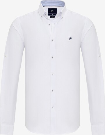 Chemise 'ERLING' DENIM CULTURE en blanc : devant