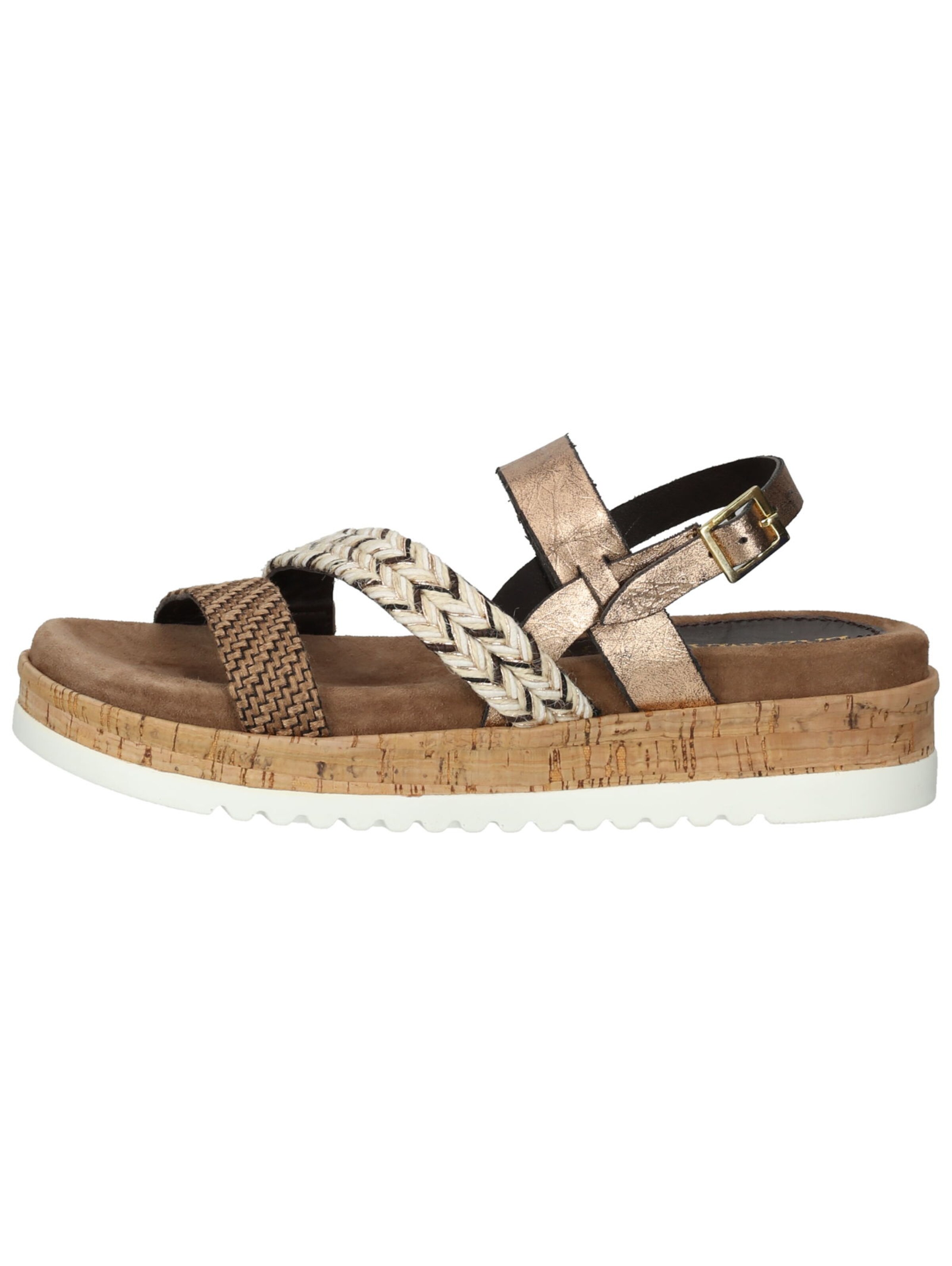 LAZAMANI Strap Sandals in Brown