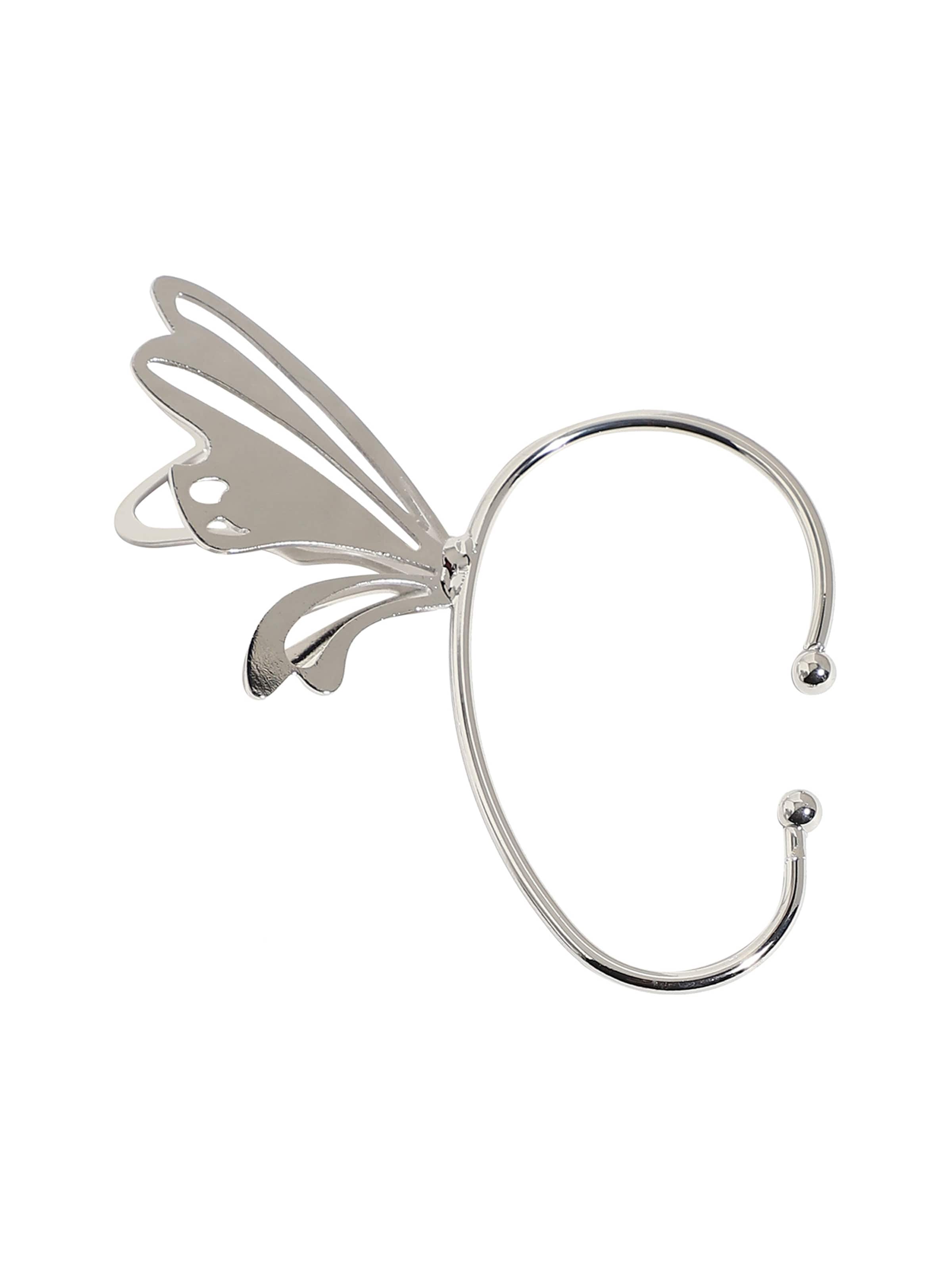 SOHI Серьги ' Guinevere ' в Серебристый: спереди