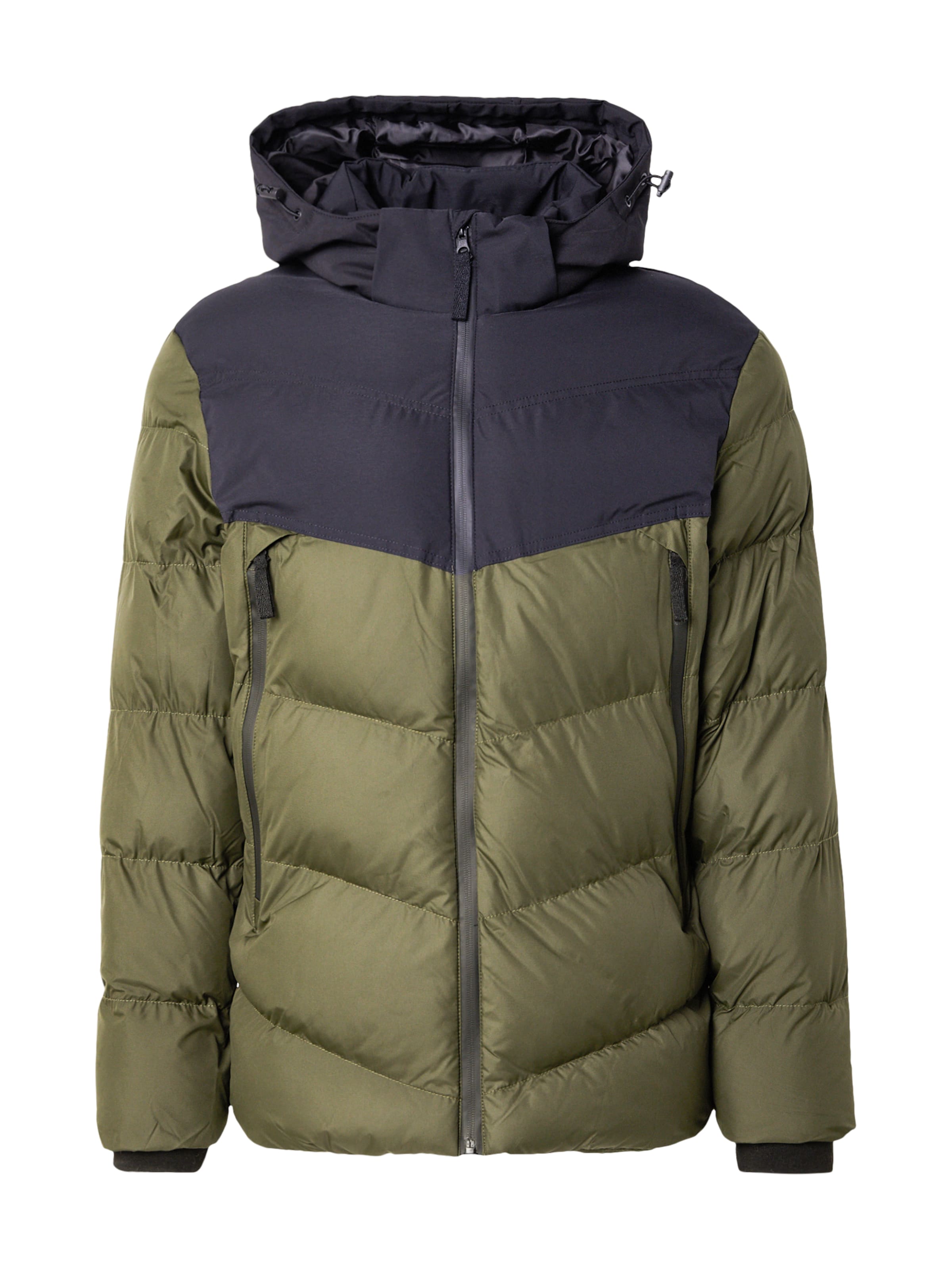 BLEND Winter Jacket in Green: front