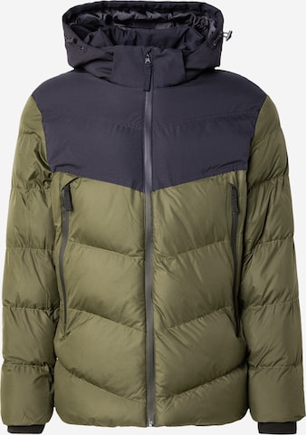 Veste d’hiver BLEND en vert : devant