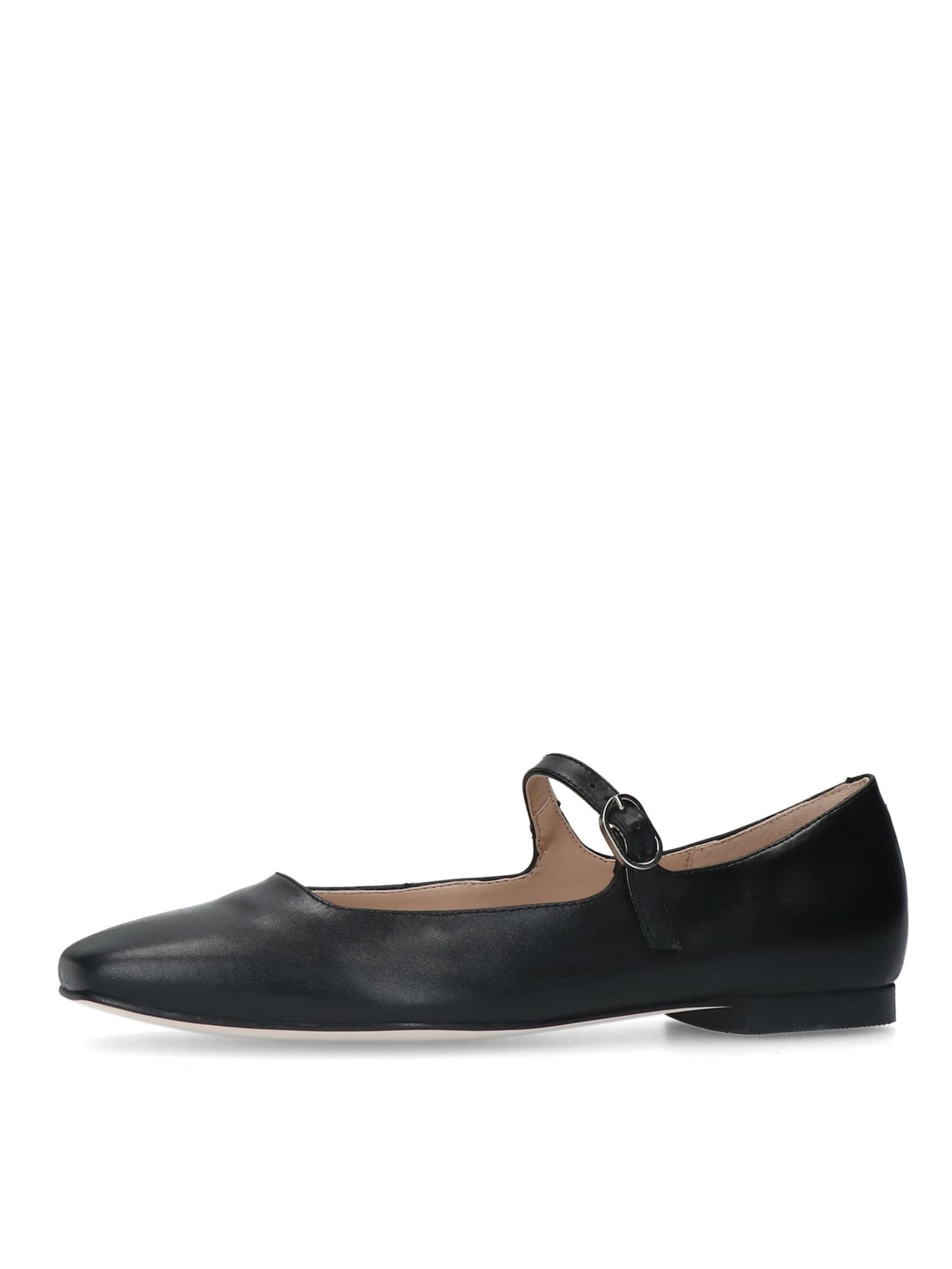MANFIELD Ballerina in Schwarz: Vorderseite