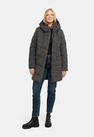 Manteau d’hiver 'Pavla Youmodo' Ragwear en gris : devant