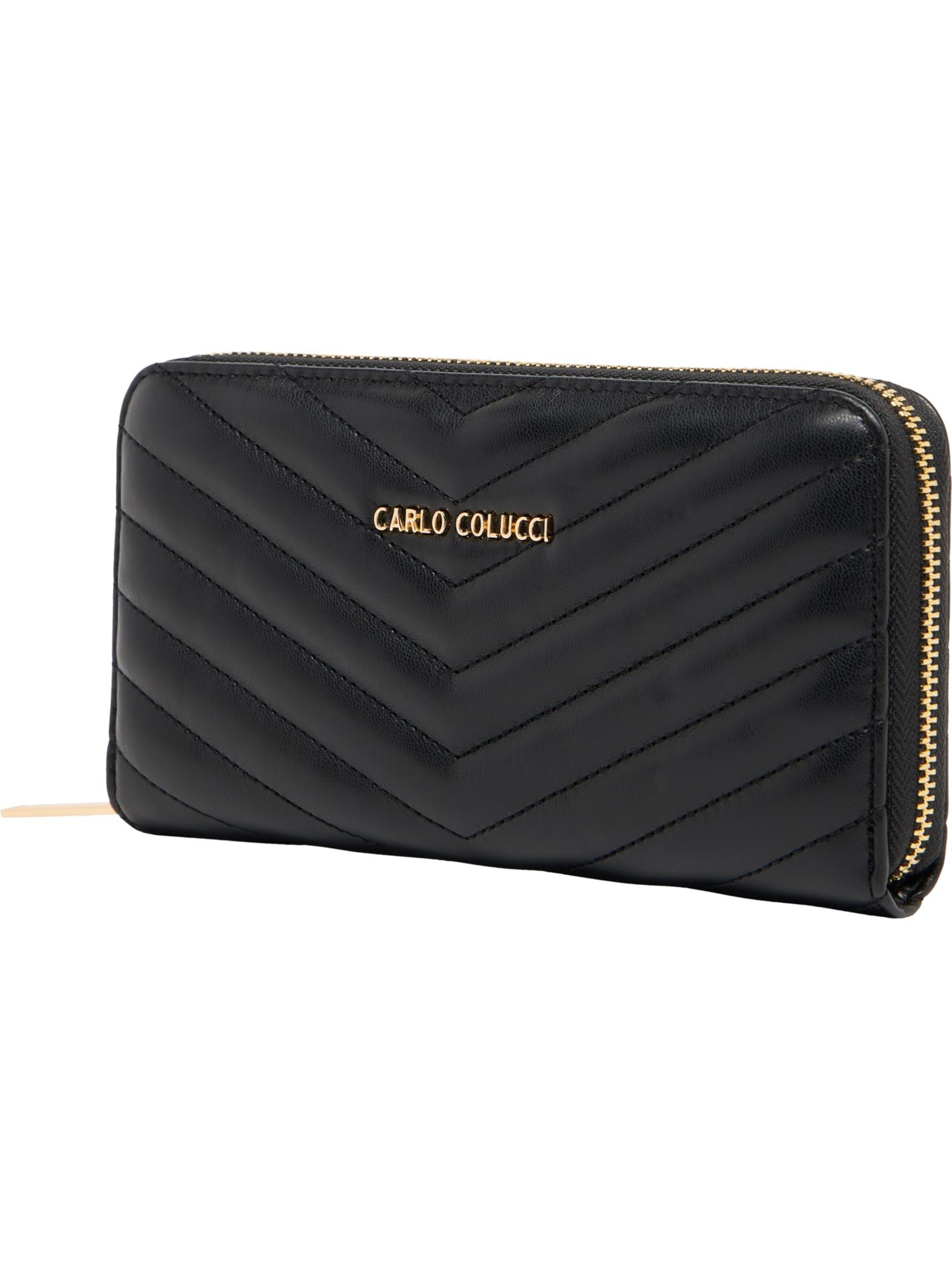 Carlo Colucci Geldbörse 'Eliseo' in Schwarz