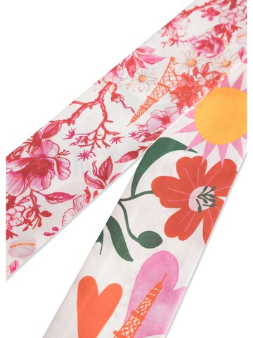 CODELLO Twilly Tuch Schal Seide für viele Stylingmöglichkeiten in Rot