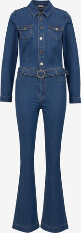 Orsay Regular Jumpsuit in Blue: front