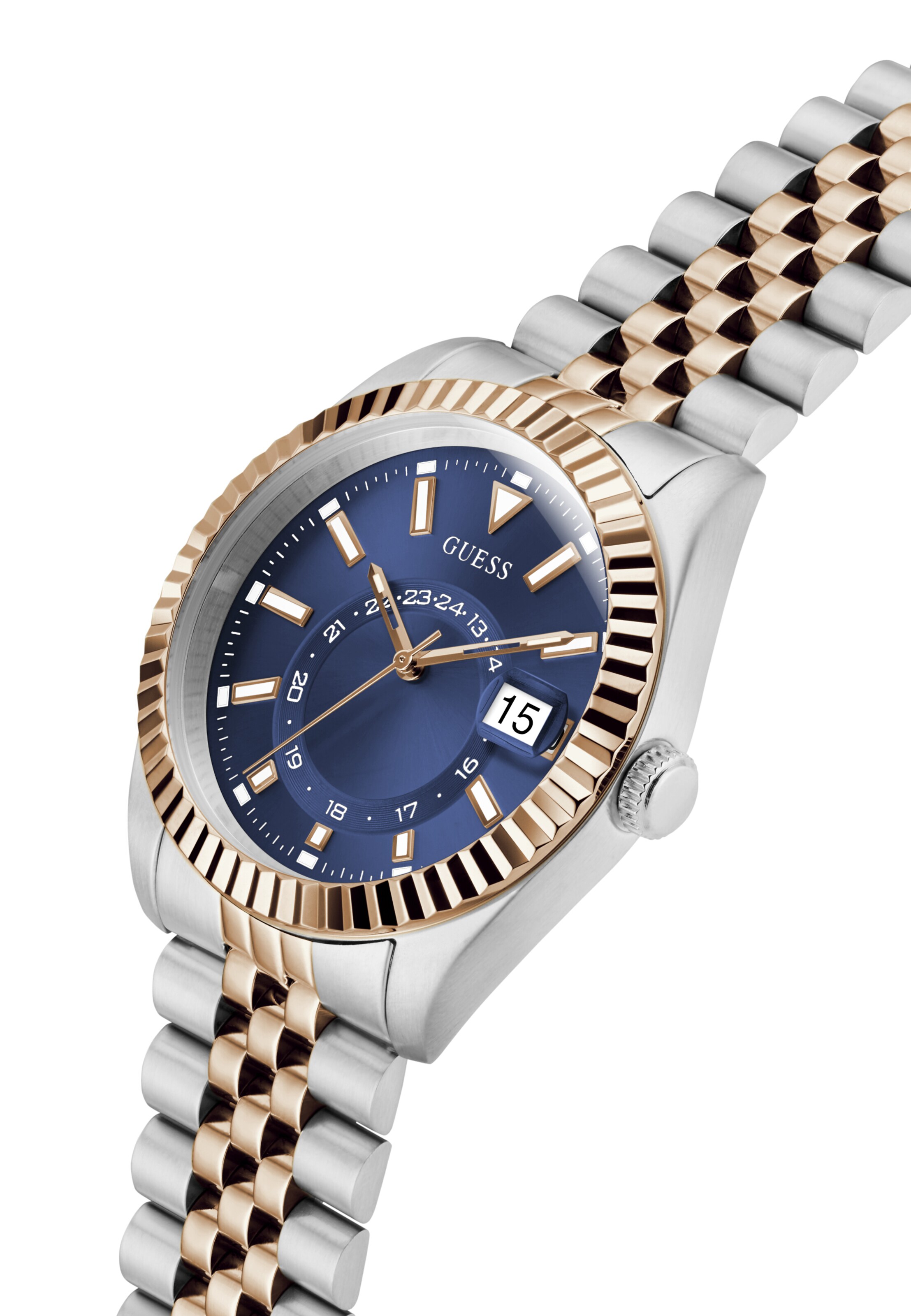 GUESS Analogt ur 'JADEN' i blandingsfarvet