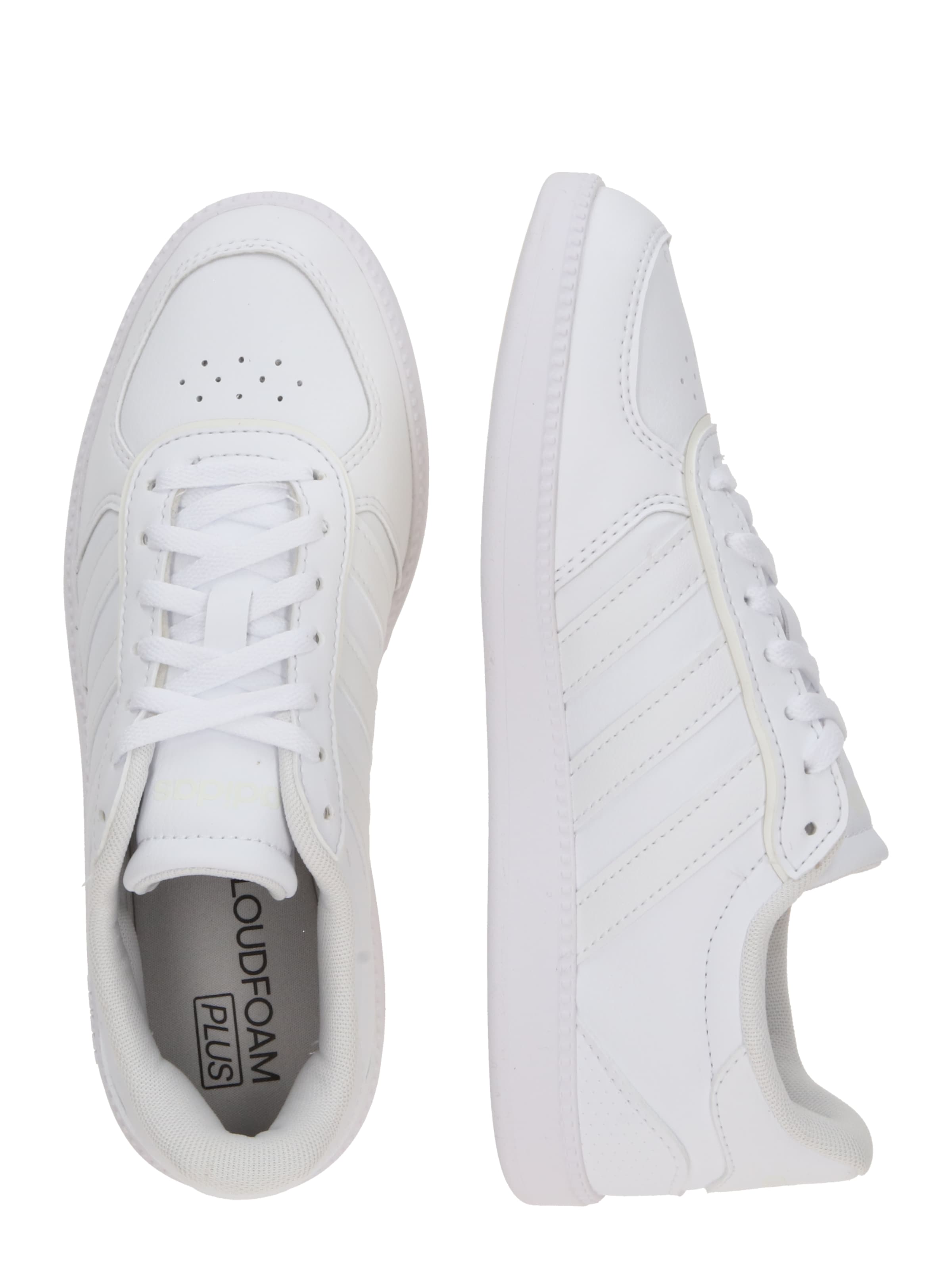 Baskets basses 'BREAKNET' ADIDAS SPORTSWEAR en blanc