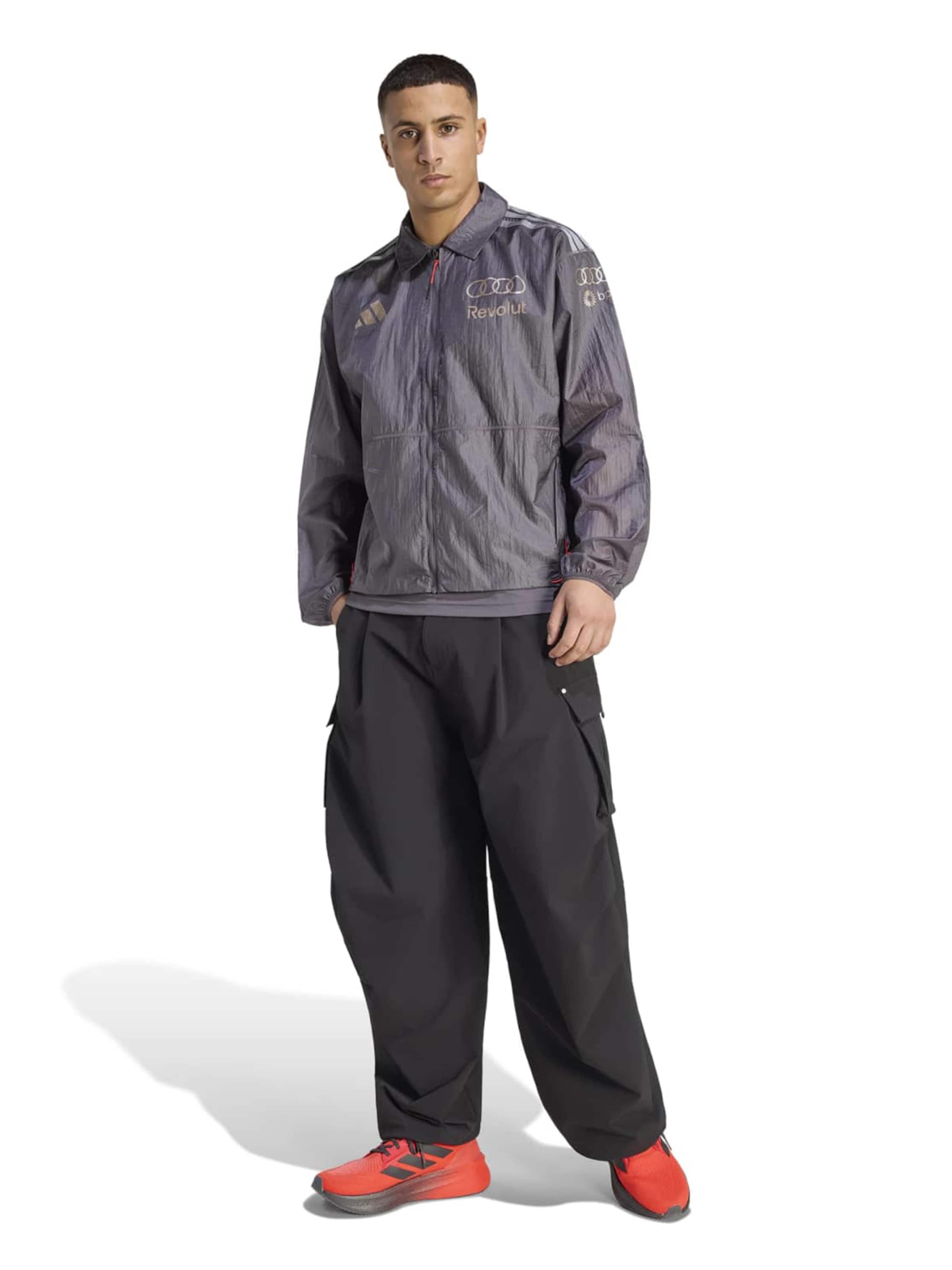 ADIDAS SPORTSWEAR Sportjacke 'AU PD' in Grau