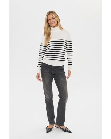 SAINT TROPEZ - Jersey 'Mila' en blanco