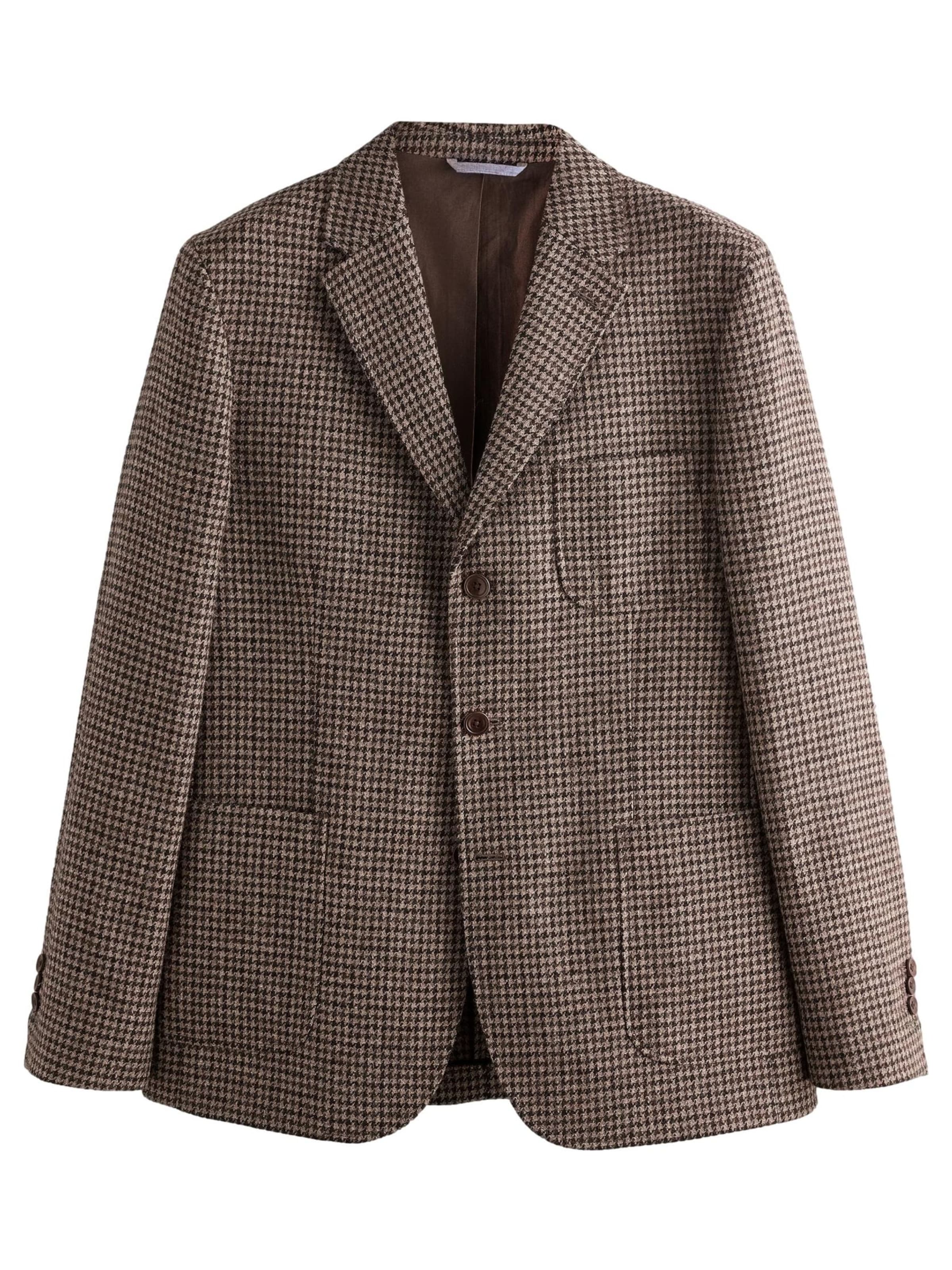 Regular fit Giacca da completo 'Moons' di Next in marrone: frontale