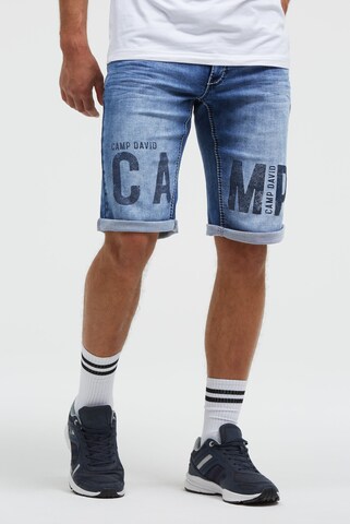 CAMP DAVID Regular Jeans in Blue: front