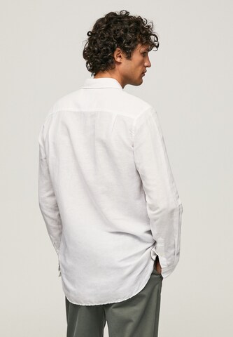 Pepe Jeans Regular Fit Hemd ' PARKER ' in Weiß