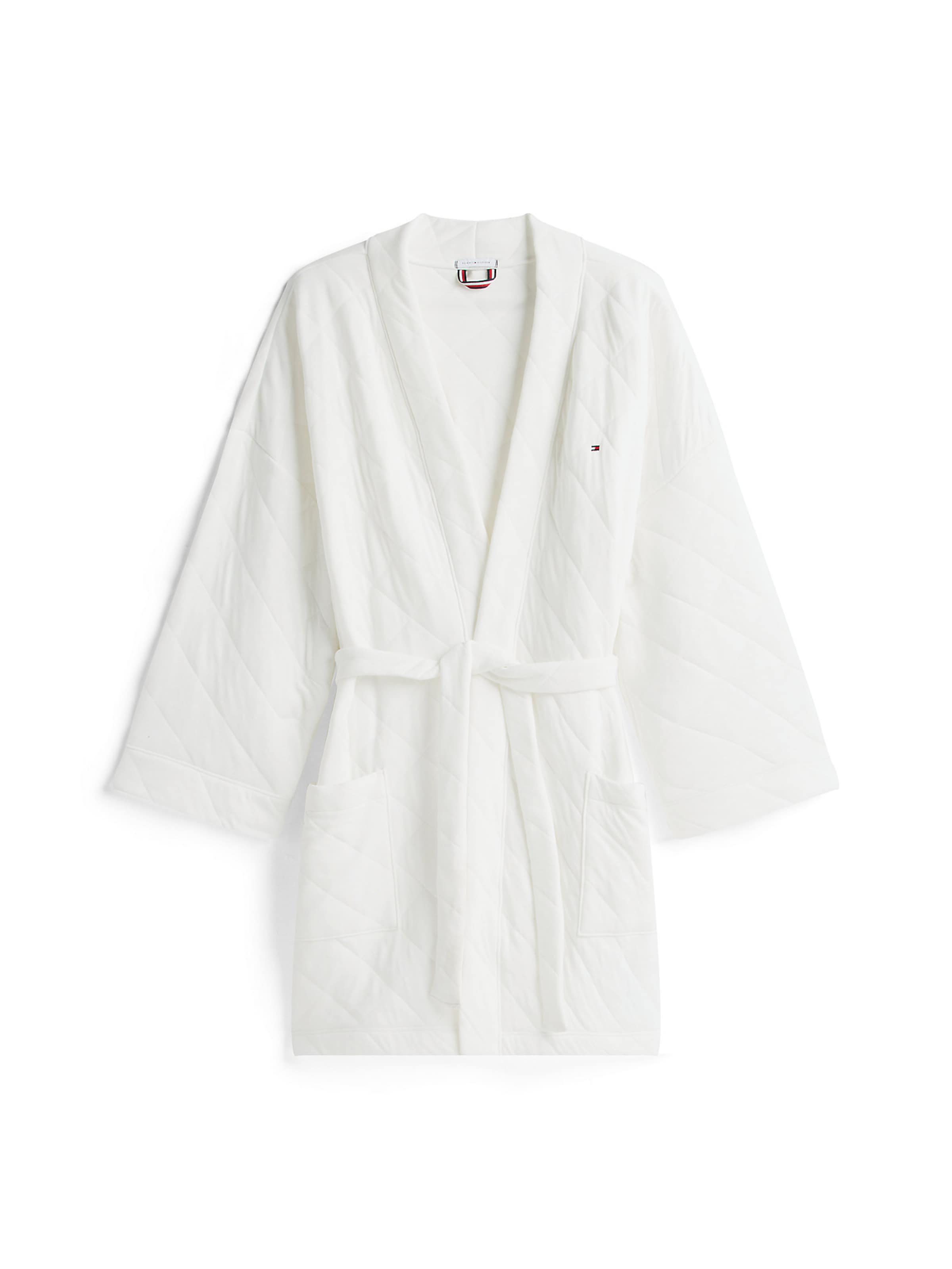 Tommy Hilfiger Underwear Bademantel 'Essential' in Weiß: Vorderseite