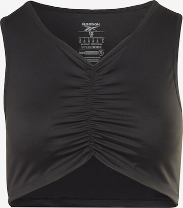 Reebok - Top deportivo en negro: frente