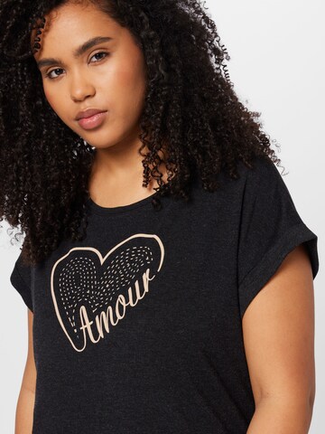 ABOUT YOU Curvy - Camisa 'Sharon' em preto