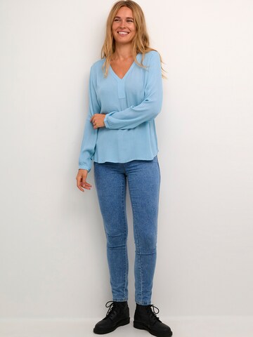 Camicia da donna 'Amber' di Kaffe in blu