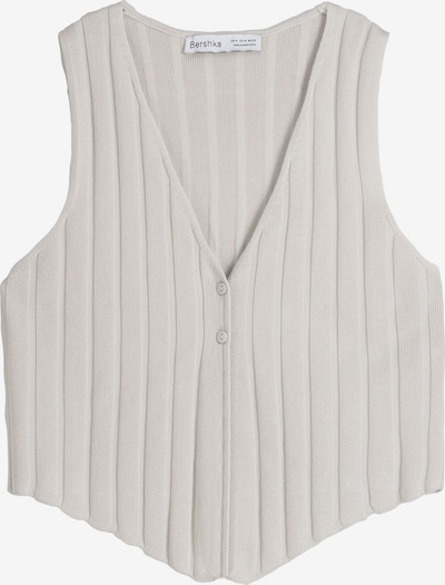 Bershka Gilet en gris, Vue avec produit