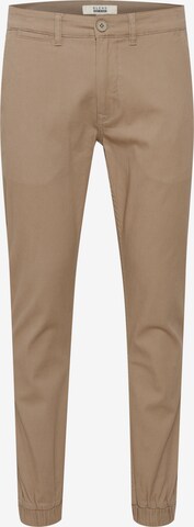 BLEND Skinny Chino Pants 'PELLINI' in Beige: front