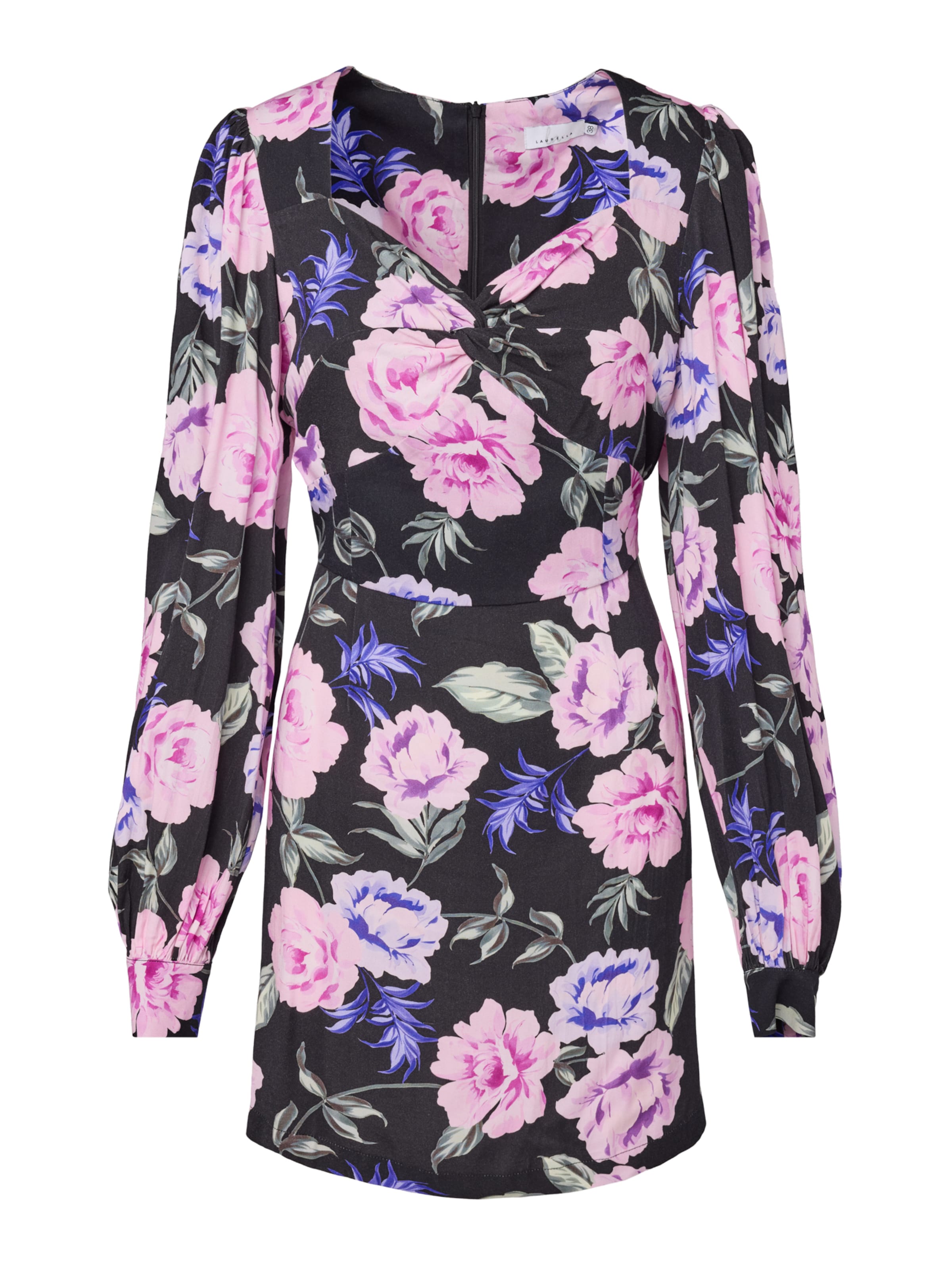 melns Laurella Kleita: no priekšpuses