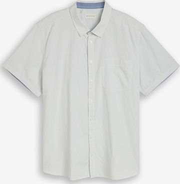 TOM TAILOR Men + Regular fit Overhemd in Wit: voorkant
