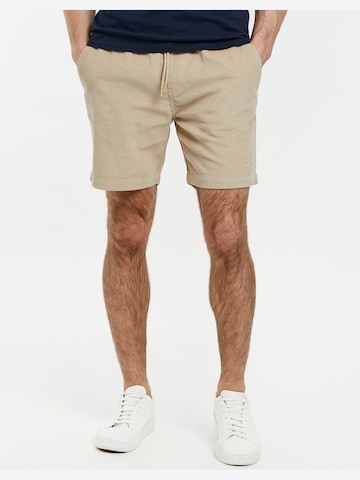 Threadbare Regular Pants 'Palio' in Beige: front