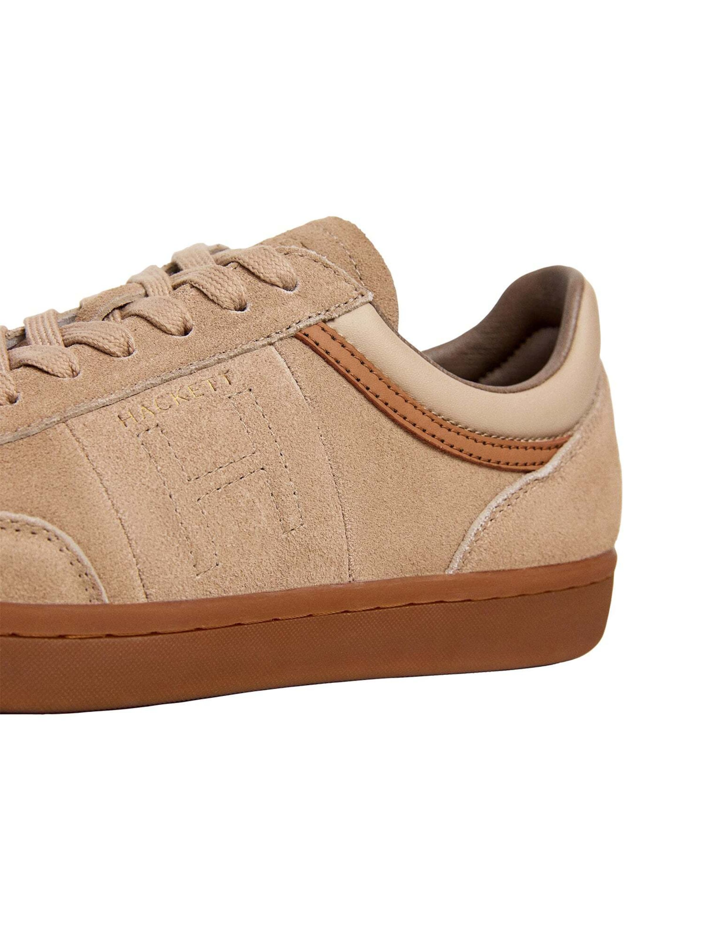 Hackett London Sneakers laag 'Beck Ivys' in Beige