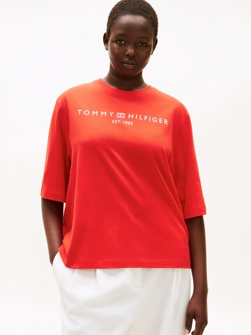 Tommy Hilfiger Curve Shirt in Orange: front