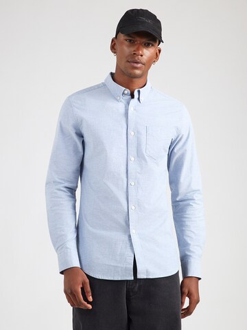 Dockers Слим Рубашка в Синий: спереди