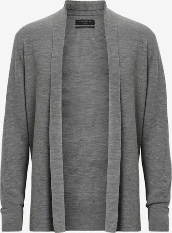 AllSaints Вязаная кофта в Серый: спереди